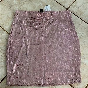Sequin mini skirt